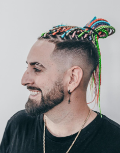 corte y peinado barbería profesional granada trenzas